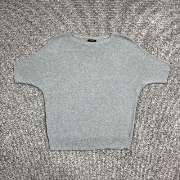 Quince Sweaters - Quince Sweater Womens XS Gray Short Sleeve Dolman Crewneck Pullover Minimalist
